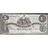 Image 1 : 1861 $5 The Confederate States of America Note