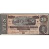 Image 1 : 1864 $10 The Confederate States of America Note