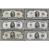Image 1 : Assorted Lot of (6) Small Size Silver Certificate & Legal Tender & Federal Reser