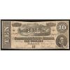 Image 1 : 1864 $10 The Confederate States of America Note