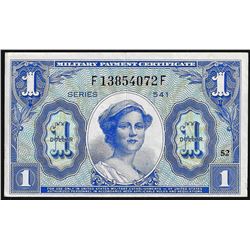 Series 541 $1 Military Payment Certificate Note