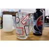 Image 6 : Lot of Assorted Cups, Classes, Mugs, And Water Bottles