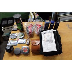 Lot of Misc (Puck, Towels, Golf Balls, Tennis Balls Etc;)