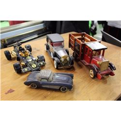Vintage Car Models (4)(Coopertires,  John Player Special, Etc;)