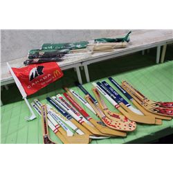 Hockey Mini-Sticks and Rough Rider Flags (Plus Extra)