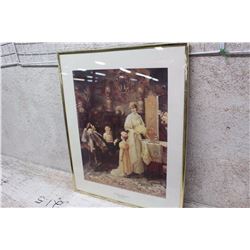 “Blowing Smoke Rings” Artowrk, Framed (16” x 20”)