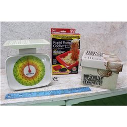 Lot of Meat Scale, Ramen Cooker, Dip and Chiller