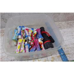 Lot of Assorted Lighters & Flashlight