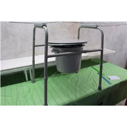 Assisted Portable Toilet With Handles