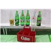 Image 1 : Assorted 1 Liter Glass Bottles (6)(Coke, Minute Maid, Sprite, 7-Up, Others)