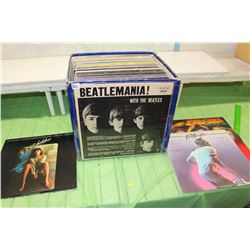 Box Of Misc Records (Footloose, Beegees, Flashdance, Etc;)