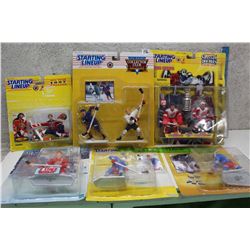 Starting Line Up 1996-1998 Series Figures With 200-2001 Figure (Wayne Gretzky, Mike Vernon, Sergi Fe