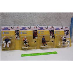 Starting Line Up 4th Edition Hockey Figures (Joe Sakic, Matts Sundin, John Leclair, Jim Carey)