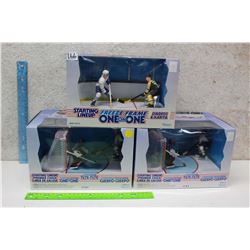 Starting Line Up Freeze Frame One On One Figures (3)(Lindros & Kariya, Others)