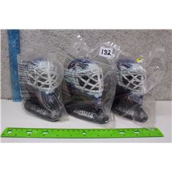 Lot of Patrick Roy Goalie Mask Busts (3)