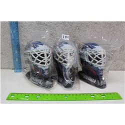 Lot of Patrick Roy Goalie Mask Busts (3)