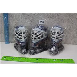 Lot of Patrick Roy Goalie Mask Busts (3)