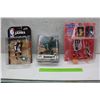 Image 1 : NBA  All Star Figures (4)(LeBron James, Kevin Garnett, Shaquille O’Neal, Kareem Abdul-Jabbar)