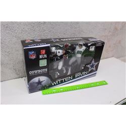NFL Cowboys Collectible Figure 2 Pack (Jason Witten, Michael Irvin)