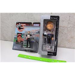 Nascar Bobby Labonte Figure With Kevin Harvick Bobble Head
