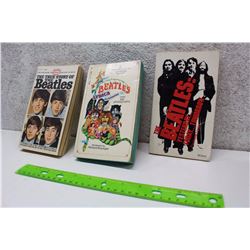 Lot of Beatles Books (3)(The True Story of The Beatles, The Beatles Lyrics Illustrated, The Beatles 