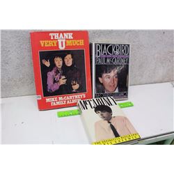 Lot of Paul McCartney Books (3)(McCartney, The Definitive Biography, Thank U Very Much, Blackbird)