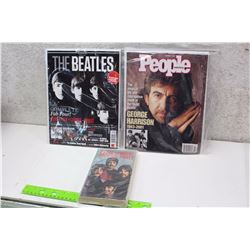 Beatles Cover Magazines With Beatles Book (Guitar Legends, People Weekly, The Longest Cocktail Party