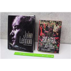 Lot of Beatles Books (2)(John Lennon, Unseen Archives, The Love You Make)