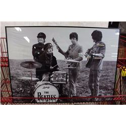 The Beatles, Custom Framed Poster, 24” x 34”