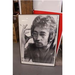 John Lennon, The Imagine Sessions 1971, Custom Framed Poster, 25 ½” x 35 ½”