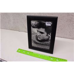 Framed Elvis Photograph With Stand