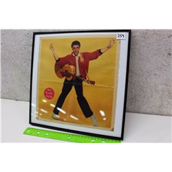 Framed Elvis Presley Pin Up