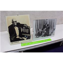 Ray Charles  Photo With Stand With Extra Music Photo