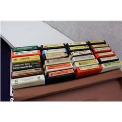 Lot of Misc 8 Tracks With Carrying Case