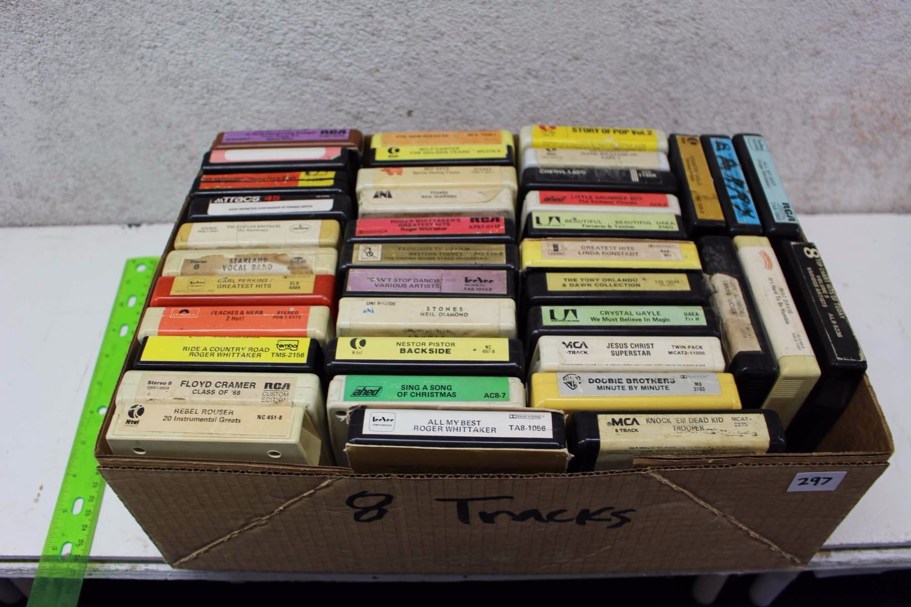 Box Of Assorted 8 Tracks