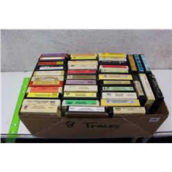 Box Of Assorted 8 Tracks