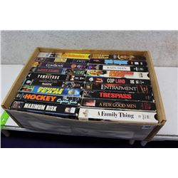 Box of Misc VHS Movies(18)