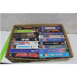 Box of Misc VHS Movies (18)