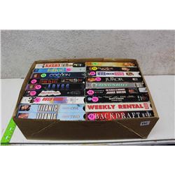 Box of Misc VHS Movies (18)
