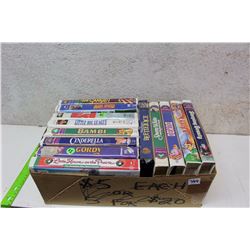 Box of Misc VHS Movies (13)