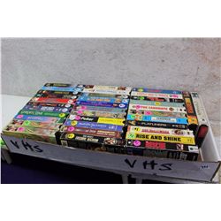 Large Box of Assorted VHS Movies (35)