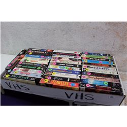 Large Box of Assorted VHS Movies (35)