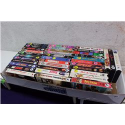Large Box of Assorted VHS Movies (36)
