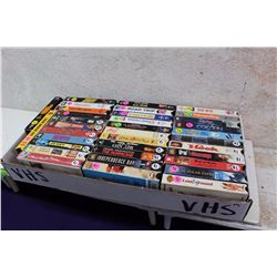 Large Box of Assorted VHS Movies (35)