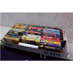 Large Box of Assorted VHS Movies (33)