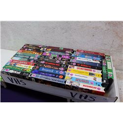 Large Box of Assorted VHS Movies (35)