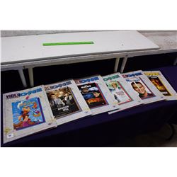 Lot Of Video One VHS Catalogs (6)