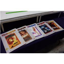 Lot Of Video One VHS Catalogs (5)