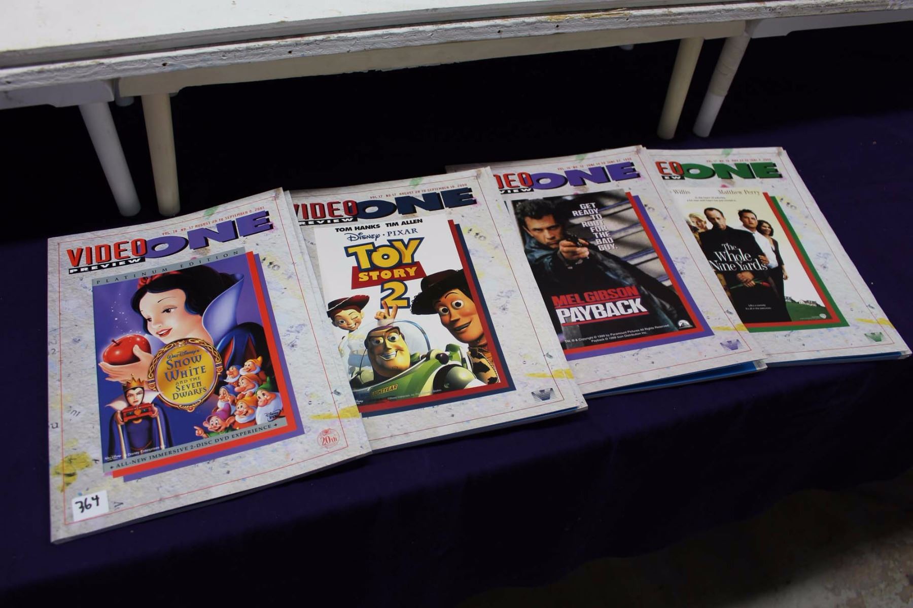 Lot Of Video One VHS Catalogs (4) Bodnarus Auctioneering