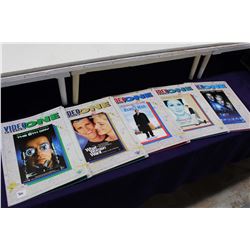 Lot Of Video One VHS Catalogs (5)